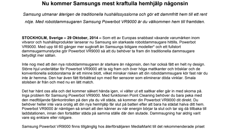 Nu kommer Samsungs mest kraftulla hemhjälp någonsin
