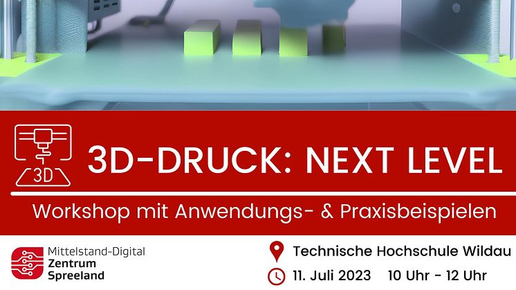 Am 11. Juli 2023 lädt das Mittelstand-Digital Zentrum Spreeland zu einem zweistündigen Workshop an der Technischen Hochschule Wildau ein.  Bild: Mittelstand-Digital Zentrum Spreeland 