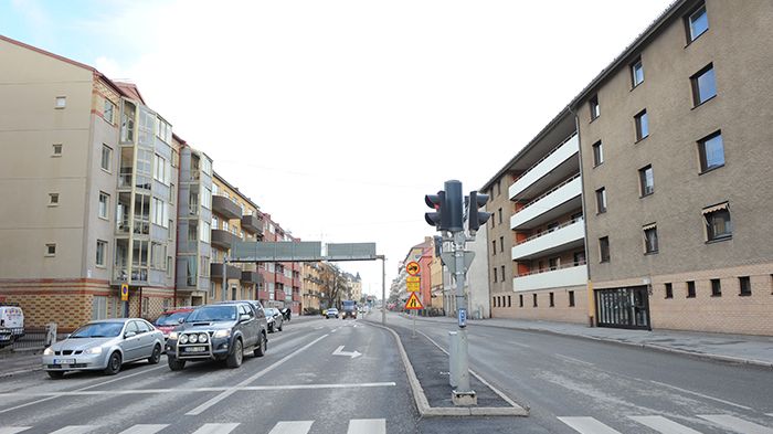 Ny sträcka för VA-arbetet på Trädgårdsgatan i Örebro