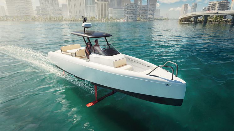 Candela C-8 CC is the world's first foiling center console boat. Offering a smoother, silent ride using very little electricity, it provides an unmatched experience for anglers, families and watersport enthusiasts.