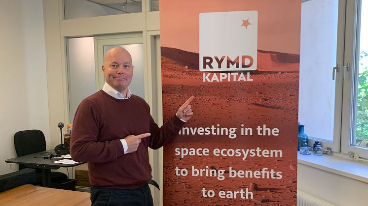 Ted Elvhage, grundare av Rymdkapital, Nordens första investeringsfirma med fokus på ny rymdteknik.