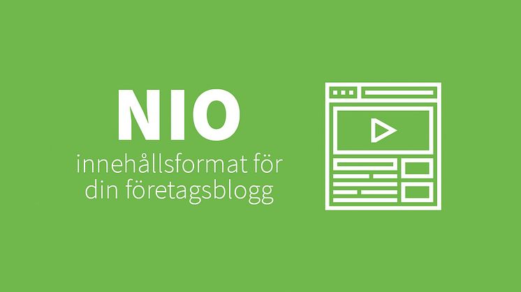 Nio innehållsformat för din företagsblogg