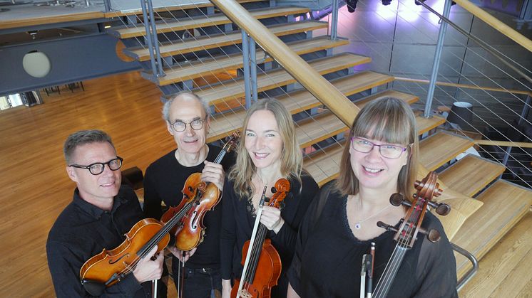 Mats Strand, Matts Eriksson, Malin Bratt och Ingrid Åkerblom i Matinkvartetten.