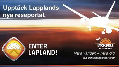 Lycksele Flygplats lanserar reseportal för Lappland