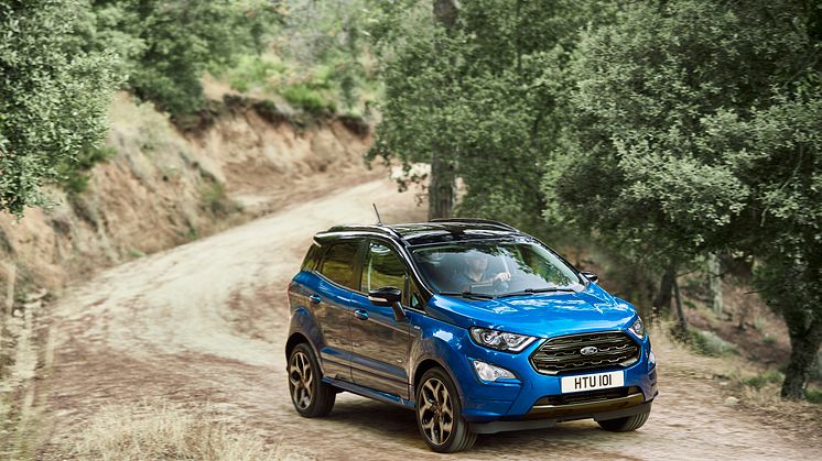 Nu kommer Ford EcoSport – kompakt og dynamisk mini-SUV fra kun 211.560 kr.