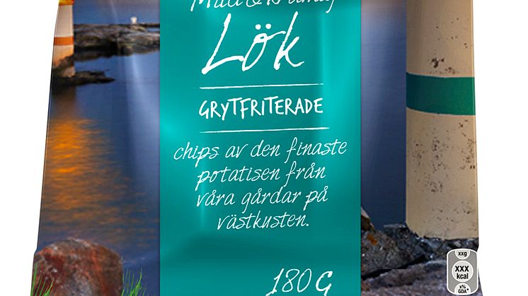 Estrella Västkustchips Mild & krämig lök