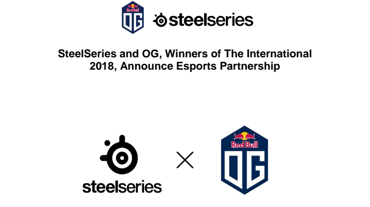 SteelSeries and OG, Winners of the International 2018, Announce Esports Partnership