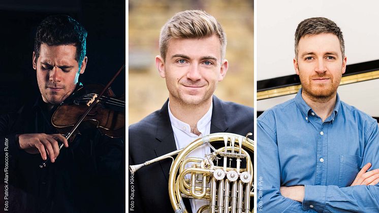 QUATTRO: Internationell horntrio – Ben Goldscheider, Callum Smart & Richard Uttley