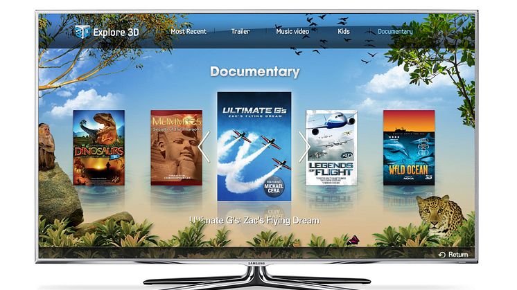 Utforska 3d med ny app för smart-tv