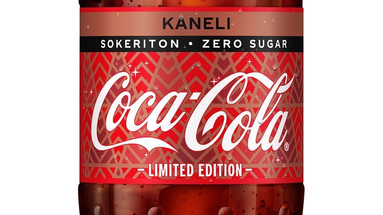 ’Coca-Cola Zero Sugar Kaneli’ on ensimmäinen kanelista makua saava kolajuoma Suomessa.