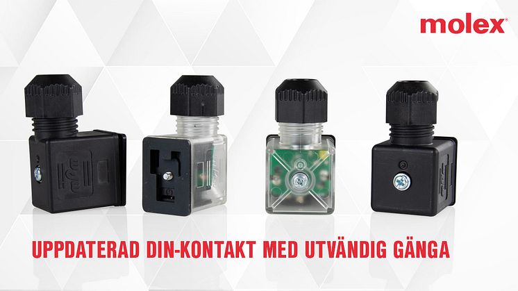 MOLEX UPPDATERAR DIN-KONTAKTEN