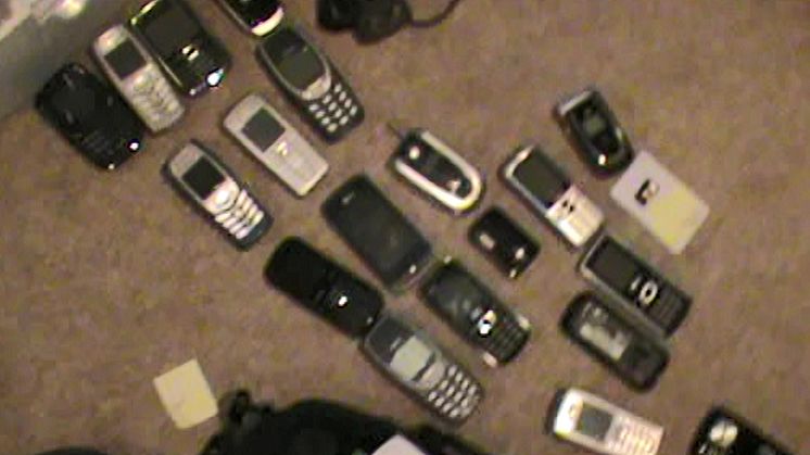 Phones seized from John Farrell's house