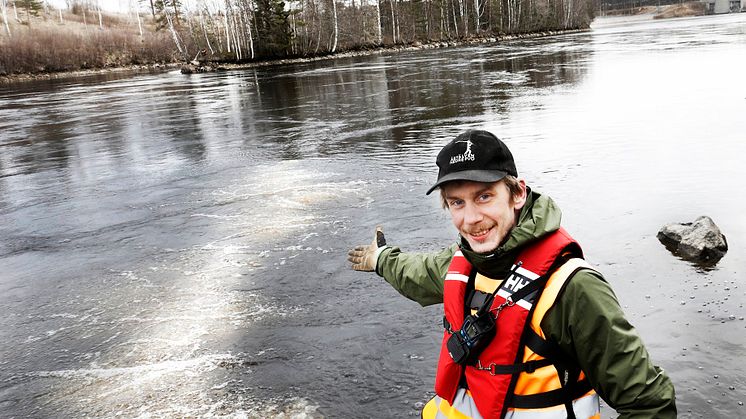 Johan Leander, doktorand på Institutionen för ekologi, miljö och geovetenskap och Företagsforskarskolan vid Umeå universitet. Foto: Jörgen Wiklund