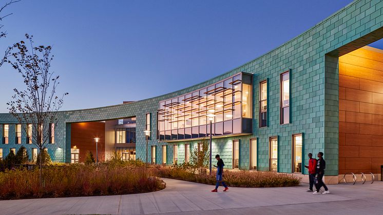 The New Holbrook School, which was planned and realized with Open BIM. Image courtesy of: Flansburgh Architects, Boston