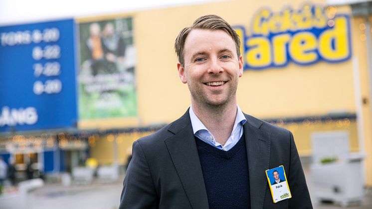 Patrik Levin tillträder som vd för Gekås Ullared 1 januari 2021.