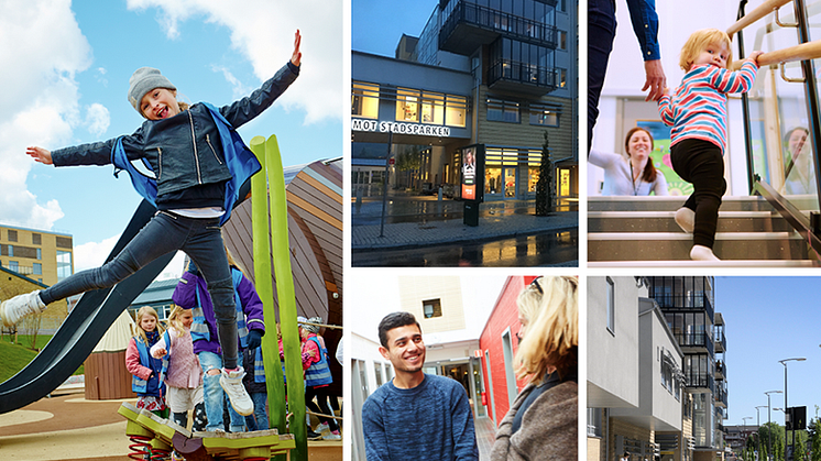 Kulturum i Partille är en unik mötesplats där gymnasium, förskola och kulturskola samsas med bostäder, bibliotek, föreningsliv och scenevenemang. Det var också den stora utmaningen huset ritades.