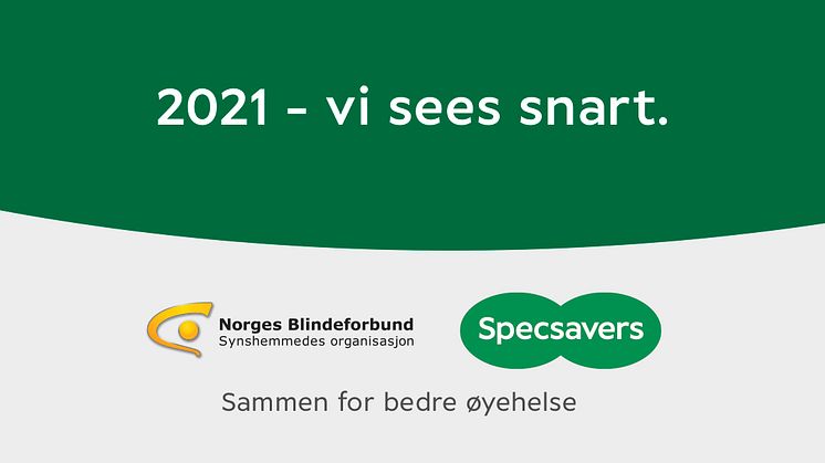 I romjulskampanjen til NBF og Specsavers, henspilles det på syn og året som vi aldri glemmer.