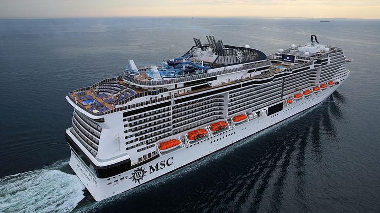 Marlink providing over 300 Mbps for MSC Meraviglia's maiden voyage