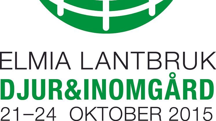 Pressinbjudan: Välkommen till Elmia Lantbruk Djur & Inomgård  den 21-24 oktober i Jönköping!