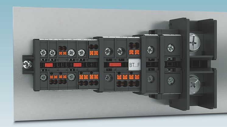 Barrier terminal blocks for direct mounting