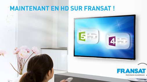 France 4 et France 5 dès à présent en HD sur FRANSAT