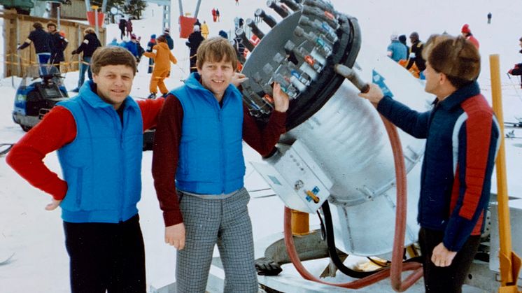 Erik og Mats Paulsson i Lindvallen, Sälen.