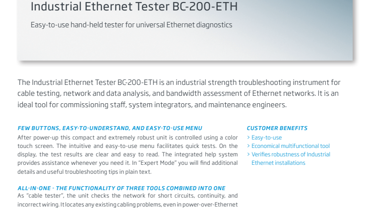 Softing BC-200-ETH   PROFINET tester