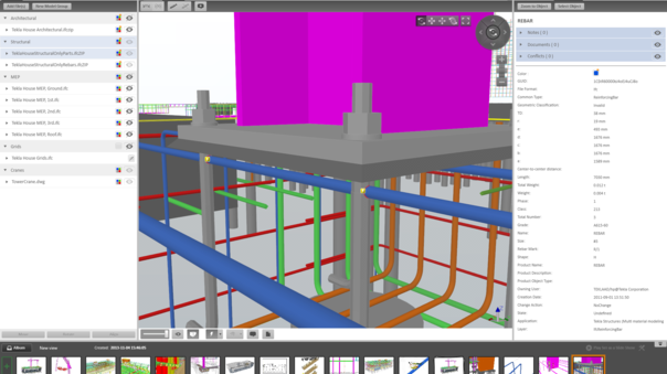 Tekla BIMsight 1.9 stärker arbetsflödet för design-bygg-drift (DBO)