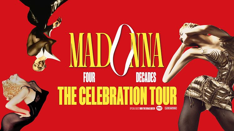 VÄRLDSTURNÉN MADONNA: THE CELEBRATION TOUR KOMMER TILL SVERIGE I HÖST  