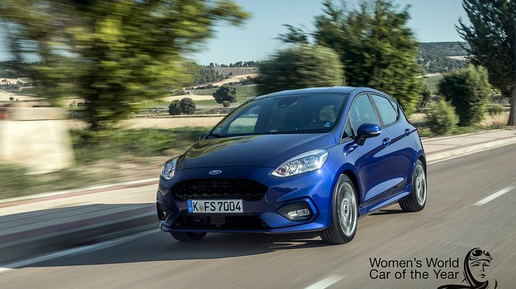 Az új Ford Fiesta a legokosabb kisautó kategóriagyőztes lett a 2017-es Női Év Autója szavazáson