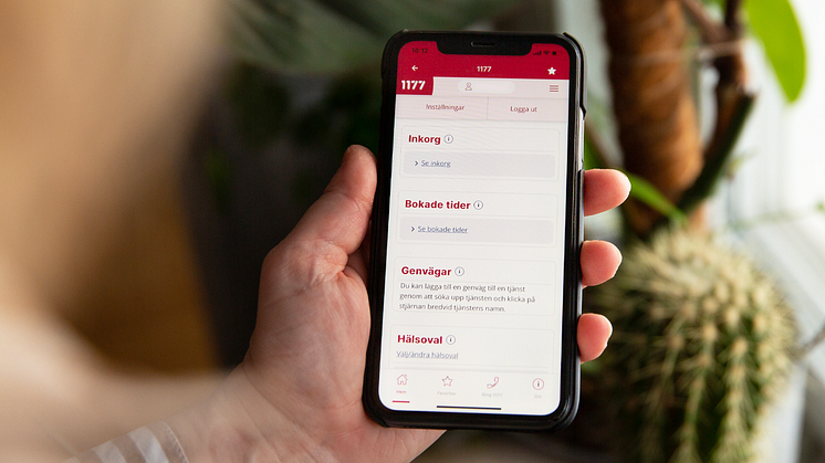 Invånaren får kallelsen till sin inkorg på 1177.se. Foto: Linn Johansson