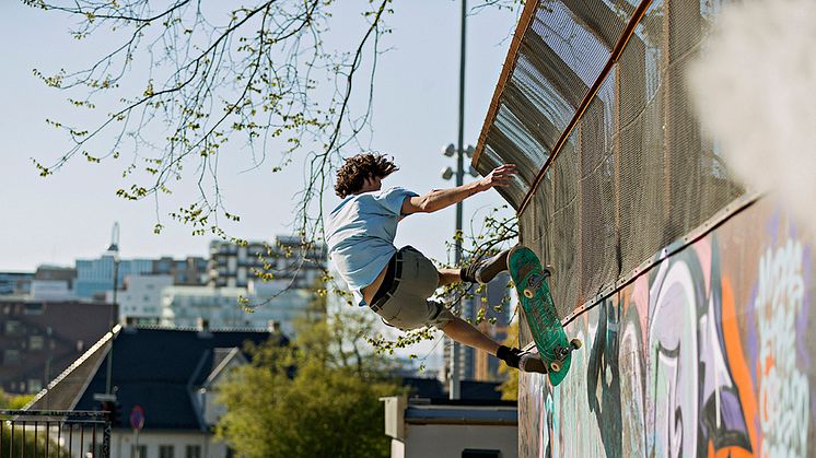 Aktivitetsparken i Gamlebyen i Oslo, i regi av Gamlebyen Sport og Fritid, var en av 1213 tiltak som fikk tildelt støtte i 2018. (Foto: Sune Eriksen)