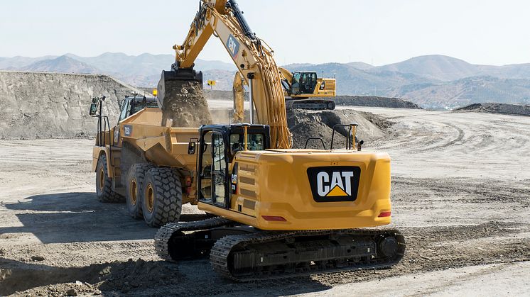 Lastning med CPM av Cat 320 Next Generation