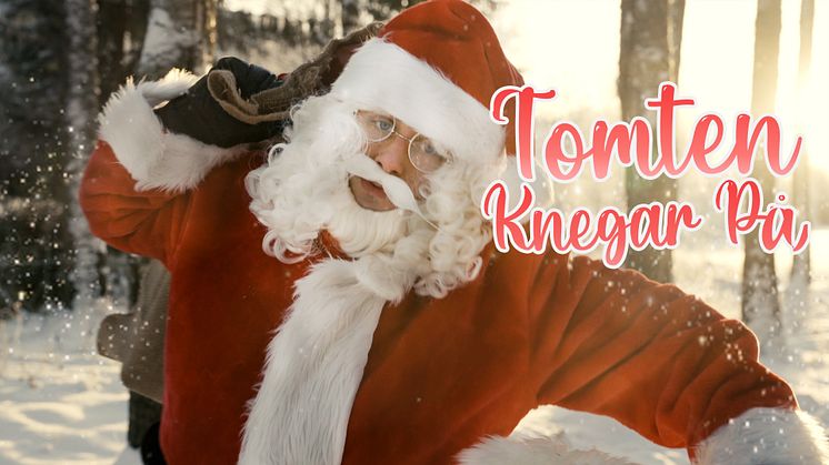 Jullåten och musikvideon "Tomten Knegar På"