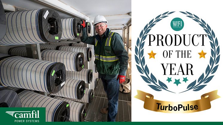 Camfil Celebrates Prestigious Product of the Year Award for TurboPulse Filter