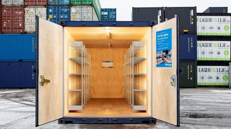 Jysk entreprenørfirma kommer godt fra start med en containerløsning fra Carl Ras
