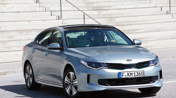 Optima Plug-in Hybrid blir en stark utmanare, inte minst bland tjänstebilarna.