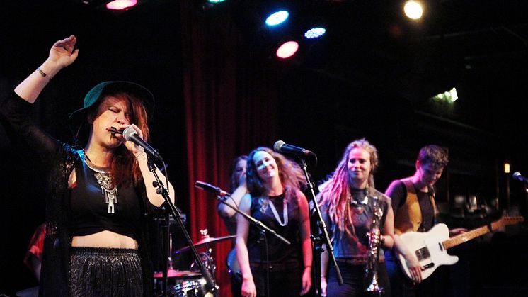 Ladies Got The Blues, en av akterna i musikserien Nio Konserter. Foto: Kristina Grenblad
