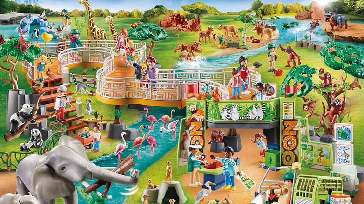 Die neue Spielwelt "Erlebnis-Zoo" von PLAYMOBIL
