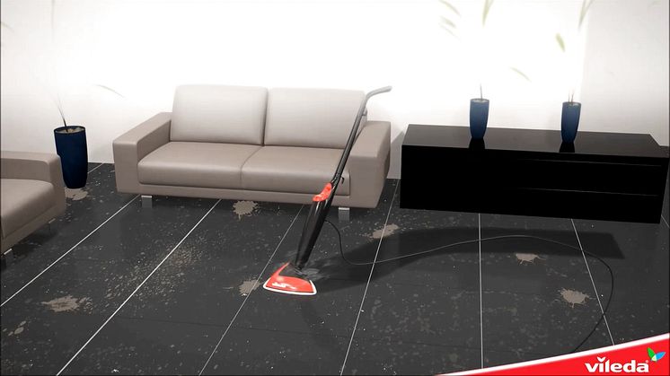 Vileda Steam höyrymoppi puhdistaa lattiat ja raikastaa matot ilman kemikaaleja