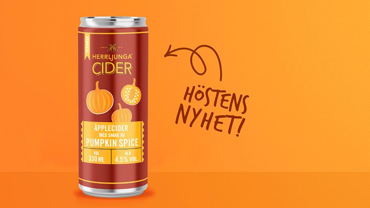 Nyhet - Äppelcider med smak av Pumpkin Spice