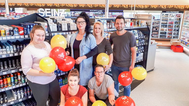 Das Team vom neuen dm-Markt in Weißwasser