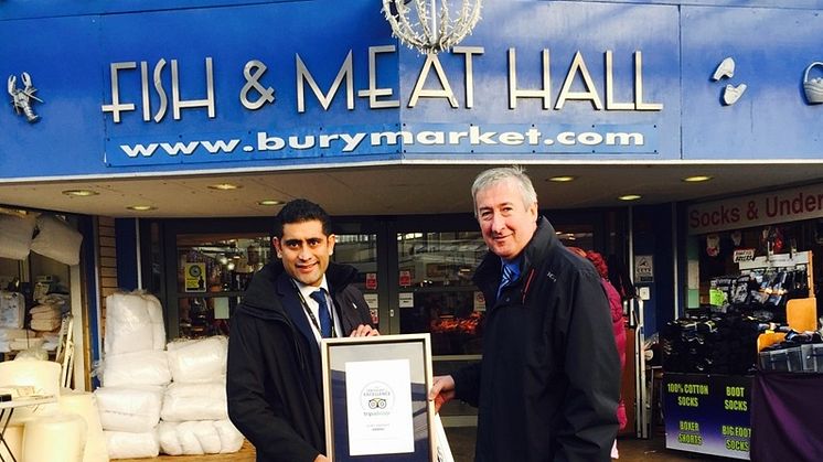 Bury Market wins top award from TripAdvisor