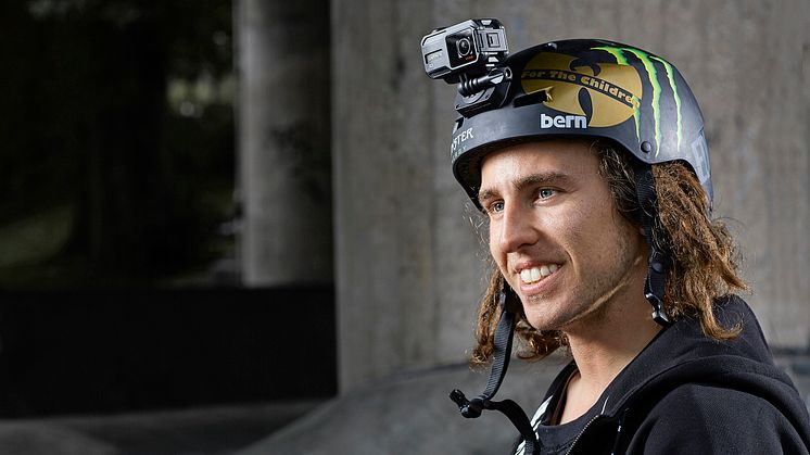 Garmin® præsenterer sponsoraftale med den professionelle skiløber og  to gange guldvinder af X Games Henrik Harlaut