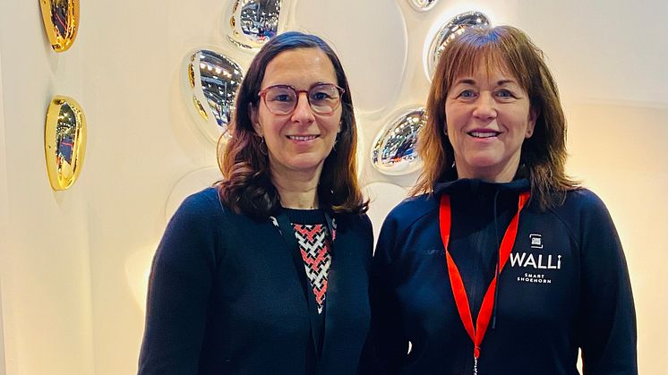 Brigitte Lafargue-Sanclous från EEN och Anette Andersson på Maison et Objet i Paris.