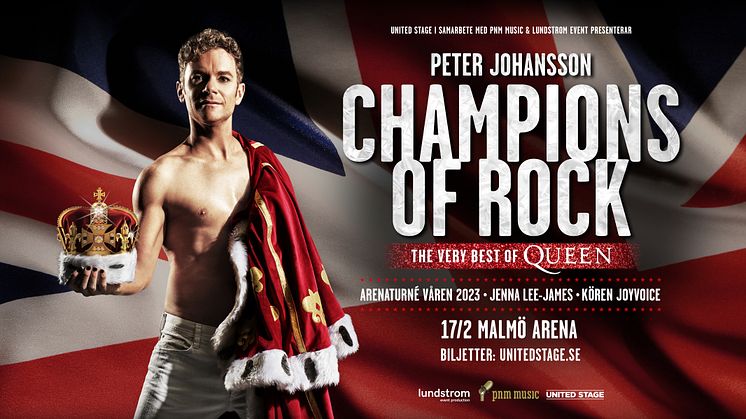 Storsuccén Champions of Rock återvänder till Malmö Arena!
