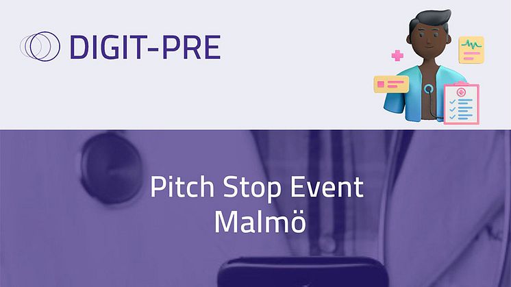 Pitch Stop Malmö samlar bolag med digitala lösningar på folkhälsoutmaningar