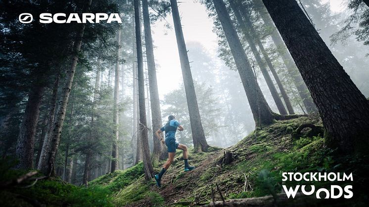 SCARPA stolt sponsor för Stockholm Woods 2024