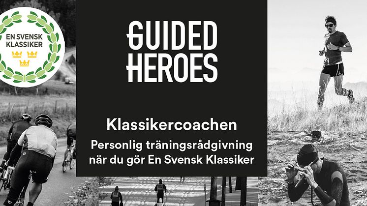 Guided Heroes går in som ny supporter i En Svensk Klassiker, de är ett nytt spännande företag och varumärke med modern träningsrådgivning. 