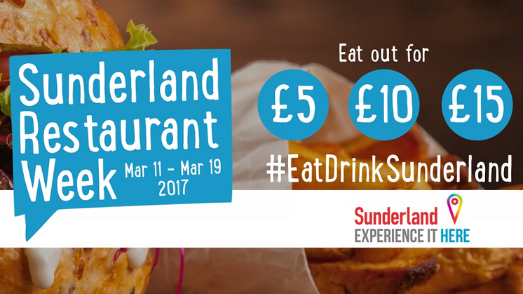 Sunderland Restaurant Week – 11-19 March